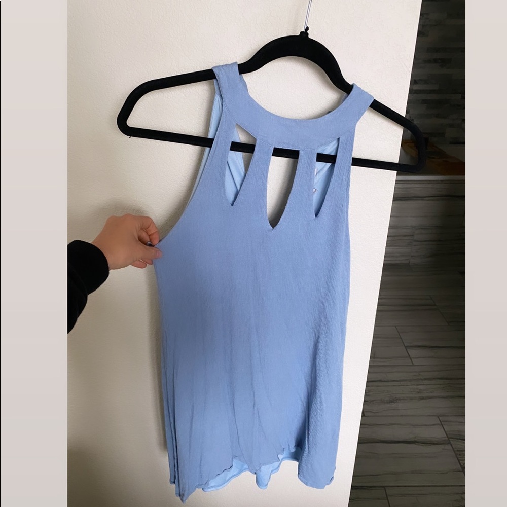 High neck cutout dress